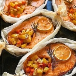 Стейк сёмги в лодочке из пергамента Ингредиенты для... | Интересный контент в группе ВОЗЬМИ И СДЕЛАЙ! Вкусные рецепты