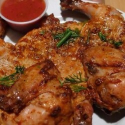 Цыпленок табака с чесночным соусом Ингредиенты: Соль... | Интересный контент в группе ВОЗЬМИ И СДЕЛАЙ! Вкусные рецепты