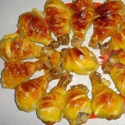 Запеченные куриные ножки в тесте куриные ножки... | Интересный контент в группе ВОЗЬМИ И СДЕЛАЙ! Вкусные рецепты