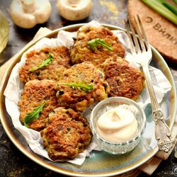 Грибные котлеты из шампиньонов: рецепт с пошаговым фото