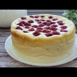 Нежнейшая Творожная ЗАПЕКАНКА -  СУФЛЕ Без муки, Без манки, Без сахара. белки взбить.