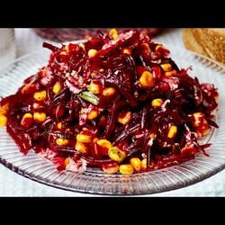 Съедят за минуту! Беру Свеклу и банку Кукурузы! Готовлю Самый вкусный салат из свеклы за 5 минут!