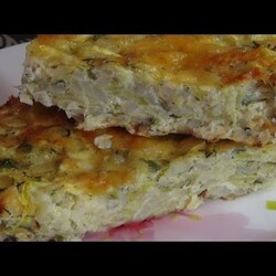 Как приготовить вкусную запеканку из кабачка с рисом и сыром. без муки и манки? кабачок отжимает. Светлана Чернова