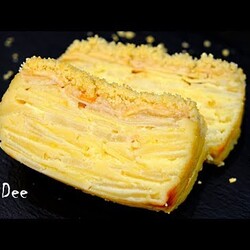 Видите ТЕСТО? При выпечке оно превращается в КРЕМ! Пирог Невидимка с яблоками и грушами