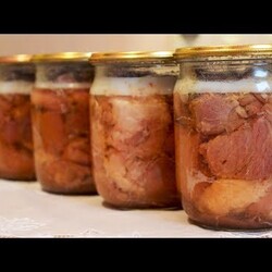 ТАКАЯ ЗАГОТОВКА ДОЛЖНА БЫТЬ В КАЖДОМ ДОМЕ! ДОМАШНЯЯ ТУШЕНКА ИЗ СВИНИНЫ ДЛЯ ДЛИТЕЛЬНОГО ХРАНЕНИЯ!