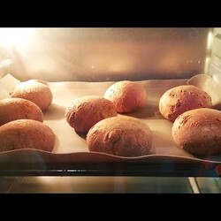 Ржаные лепешки на твороге в духовке. Воздушный ржаной хлеб с хрустящей корочкой.