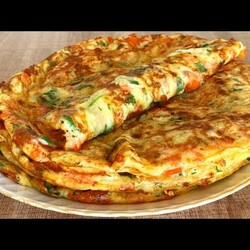 блины с овощами и сыром дрожжи молоко