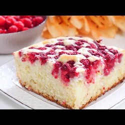 ЯГОДНЫЙ ПИРОГ "Как пух"/ Быстрый Простой рецепт на кефире