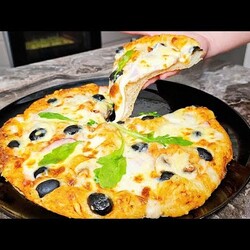 Вы Больше не КУПИТЕ ПИЦЦУ!!Быстрая пицца 1000 Пузырьков!Супер Тесто за 2 МИНУТЫ БЕЗ ЗАМЕСА РУКАМИ