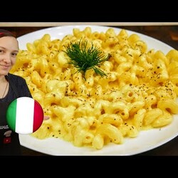 За уши НЕ ОТТАЩИТЕ))) Макароны с молоком и куркумой и сыром несладкие