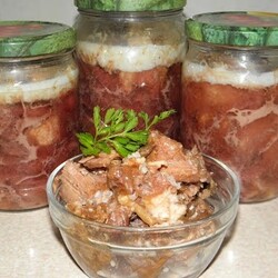 Тушенка для лентяев. способ 3. 5 часов серилиз.