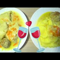 ЗАВАРНОЕ ТЕСТО С ЛУКОМ