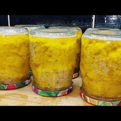 Такая баночка Паштет за копейки ИЗ ТОНКОГО САЛА СО ШКУРКОЙ И МЯСА БЕЗ АВТОКЛАВА и духовки. 1 час 45 мин.