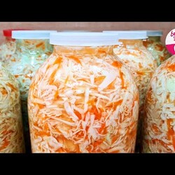 Невестка Раскрыла СВОЙ рецепт!!! с водой.  Такая Капуста стоит аж до сентября: хрустит, не темнеет, не тянется