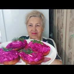 Намазка из свеклы всего за пару минут.с селедкой