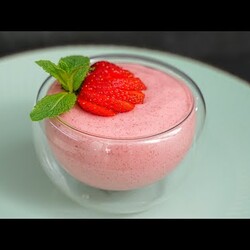 Всего 2 ингредиента! БЕЗ сливок и желатина! Воздушный мусс из сока и манки