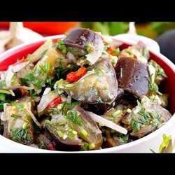 Салат-закуска из баклажанов на зиму и не только! Аппетитные баклажаны по вкусу как грибы!