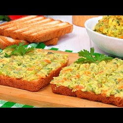 Вкуснейшая НАМАЗКА на хлеб ИЗ КАБАЧКОВ. Вкусно и просто! + сыр плавлен