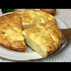 Луковый пирог, который тает во рту! За 10 минут работы! Быстро, Просто и очень Вкусно!