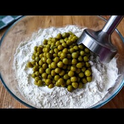 тесто ГОРОХОВОЕ. дрожж