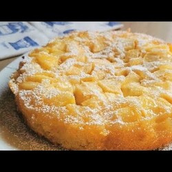 Самый простой яблочный пирог за 10 минут всего из 3-х яблок! БЕЗ КЕФИРА И МОЛОКА