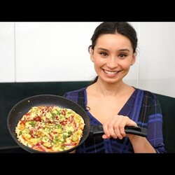 Пицца за 10 минут на сковороде! Тесто БЕЗ ЯИЦ майонеза и сметаны!