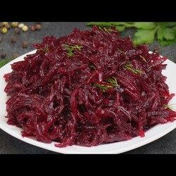 Новенький салат из свеклы и еще 2 рецепта, 1-й рецепт теплый салат со смет