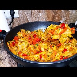 ТУШЕНАЯ КАПУСТА! Новый Вкусный и СОЧНЫЙ РЕЦЕПТ! из зимней капусты