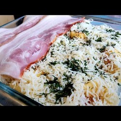 Просто ОБЪЕДЕНИЕ. Такую картошку вы НЕ ГОТОВИЛИ. сыр. бекон. духовкаВместо ЖАРЕНОЙ КАРТОШКИ.