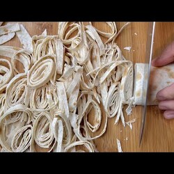 ЛАВАШ ПОРЕЗ КУСОЧКАМИ ЗАЛИТЫЙ ЯЙЦАМИ + ГРИБЫ... на сковородке