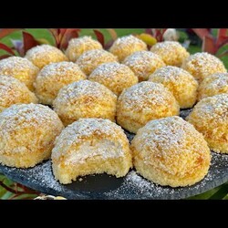 ПИРОЖНЫЕ. ЖИДКОЕ ТЕСТО. ВЗБИТЫЕ СЛИВКИ. подс масло. апельс сок