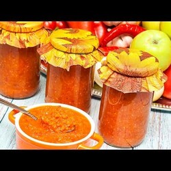 ПРИПРАВА "ПОЛТАВСКАЯ" - заготовка на зиму без уксуса и стерилизации! варит 2.5 часа