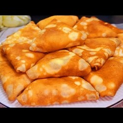 Готовлю сразу МНОГО налиснички треугольники