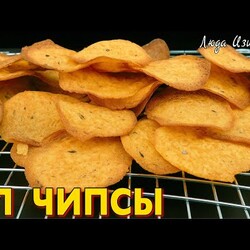 Без фритюра и масла! Хрустящие тонкие домашние ЧИПСЫ ИЗ КАРТОШКИ в духовке за 30 минут, перекус