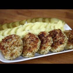 котлеты чечевица и рис