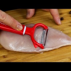 Мясо НЕ ЖАРЬТЕ!!! Новый ТРЮК с овощечисткой захватывает МИР!!!