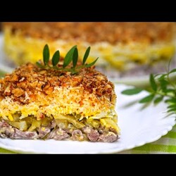 Салат "ПРИНЦ" на праздничный стол | Кулинарим с Таней