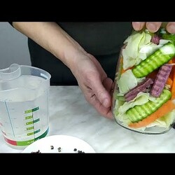 Хрустящие ферментированные овощи по-китайски. Вариант №4