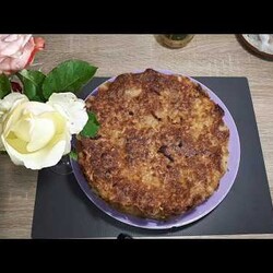 МГНОВЕННЫЙ ПИРОГ* ТРИ СТАКАНА*-(ТВОРОЖНО-ЯБЛОЧНЫЙ)