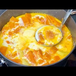 БАРХАТНЫЙ суп из Тыквы! Я могу есть этот суп всю осень и зиму! + лучший рецепт ароматных сухариков!