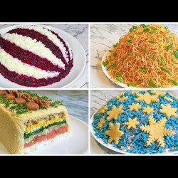 Новогодние Салаты / Праздничные Салаты