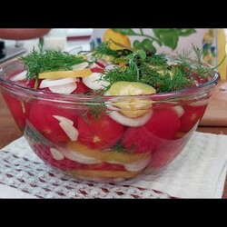 ВКУСНО ВСЁ: и помидоры, и лук с перцем, и маринад - бесподобно вкусно