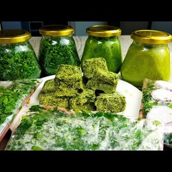 Способы заготовки ЗЕЛЕНИ на Зиму с сохранением вкуса и аромата! Свежая зелень зимой