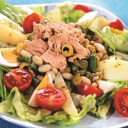 Салат Нисуаз, Нисуаз с тунцом, пошаговые рецепты с фото