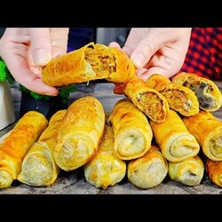 ПИРОЖКИ!!Никто не Верит Из ЧЕГО ОНИ Без ДРОЖЖЕЙ Без ЯИЦ Без МАСЛА Тесто Минута