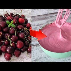 Взбейте ВИШНЮ горячей и вы будете поражены результатом! Десерт ВИШНЁВЫЕ ОБЛАКА!