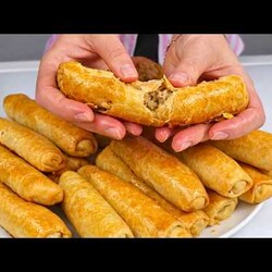 ХРУСТЯЩИЕ ПИРОЖКИ Без Дрожжей за 1 Минуту