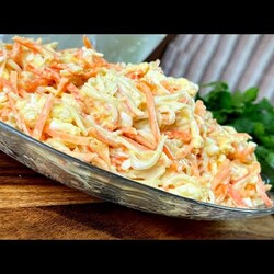 Мой "Ходовой" САЛАТ,который побил ВСЕ рекорды по скорости приготовления! Всего 4 продукта в составе