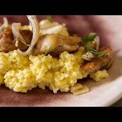 Как вкусно приготовить пшенную кашу и ужин с куриными ножками.