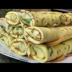 блинчики с куриной печенью.
